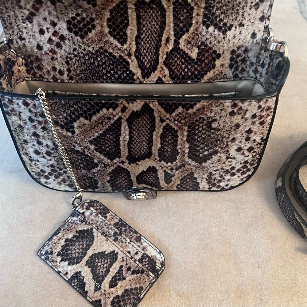 Henri Bendel Snakeskin Convertible Bag - Picture 9 of 11